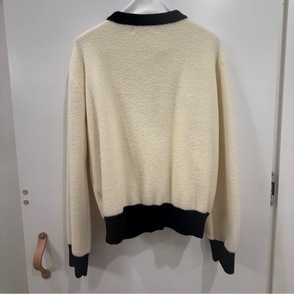 oak fort fuzzy color block cardigan - Picture 8 of 10